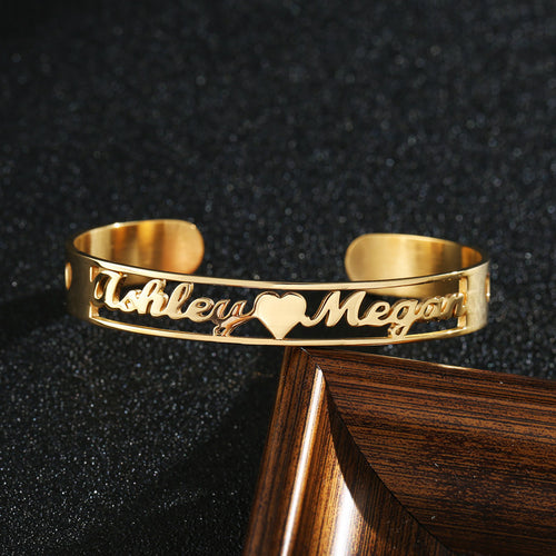 Nameplate Bangles & Bracelet Adjusted