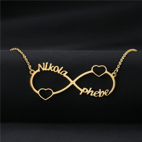 Infinity Name Necklace Personalized