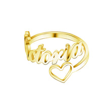 Load image into Gallery viewer, Name Ring Personalized