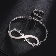 Load image into Gallery viewer, Infinity Name Bracelet