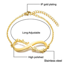 Load image into Gallery viewer, Infinity Name Bracelet