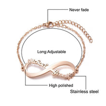 Load image into Gallery viewer, Infinity Name Bracelet