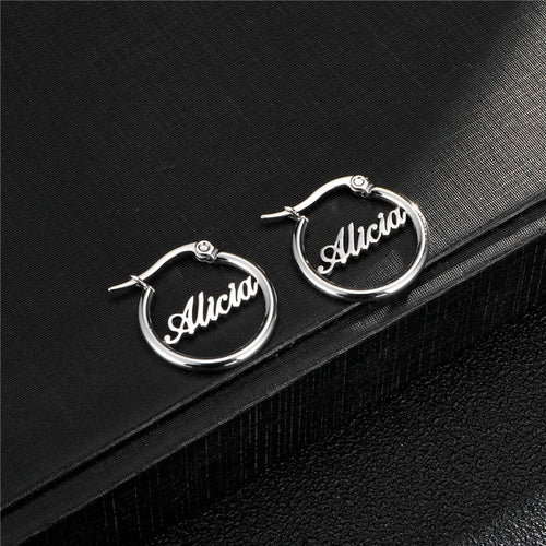 Personalized Custom Name Earrings