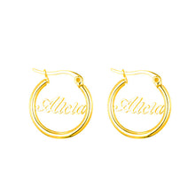 Load image into Gallery viewer, Personalized Custom Name Earrings