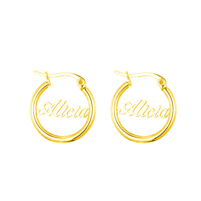 Personalized Custom Name Earrings