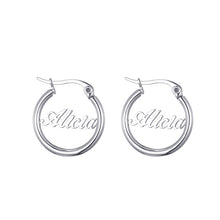 Load image into Gallery viewer, Personalized Custom Name Earrings
