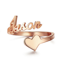 Load image into Gallery viewer, Personalized Name Ring