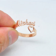 Load image into Gallery viewer, Personalized Name Ring