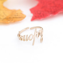Load image into Gallery viewer, Personalized Name Ring