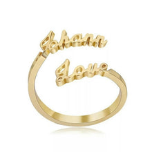 Load image into Gallery viewer, Personalized Name Ring